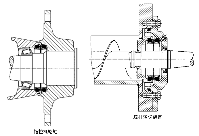 浮動(dòng)油封結(jié)構(gòu)圖