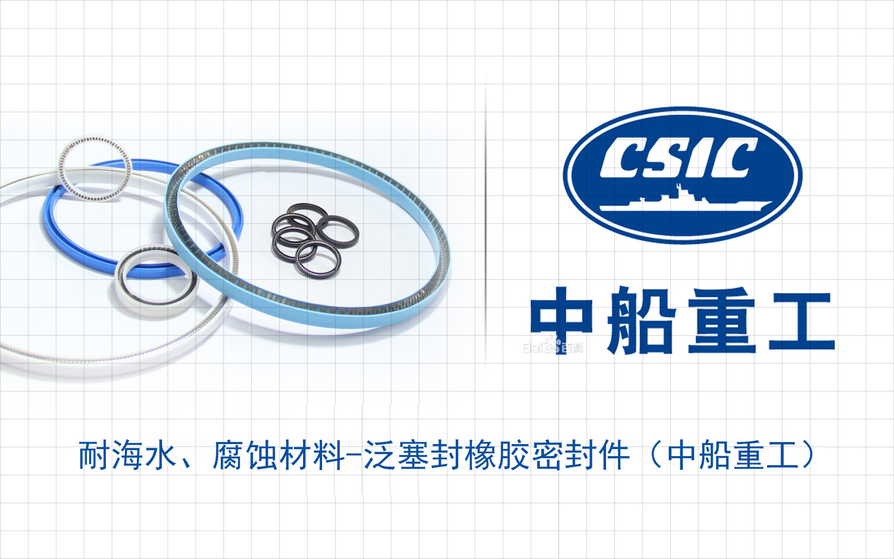 耐海水、腐蝕材料-泛塞封橡膠密封件（中船重工）