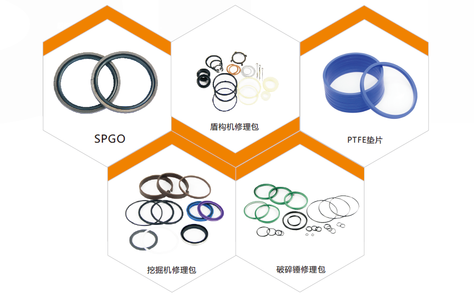 工程機(jī)械修理包之孔用組合密封圈(格萊圈)產(chǎn)品
