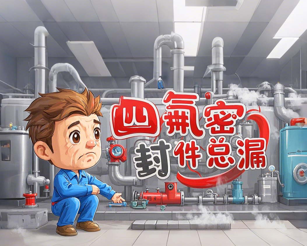 四氟密封件總漏案例丨可能是你安裝時3次“瞎折騰”！?