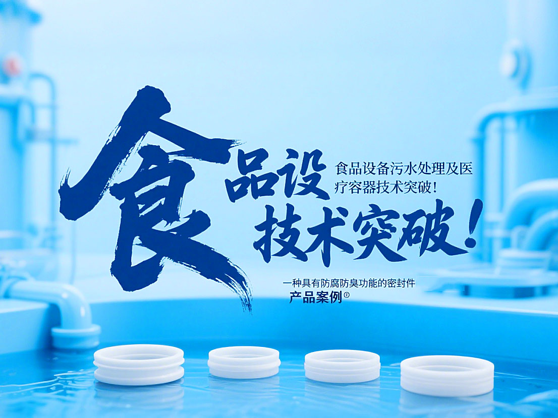 專利產(chǎn)品案例 ? 一種具有防腐防臭功能的密封件：食品設(shè)備污水處理及醫(yī)療容器技術(shù)突破！