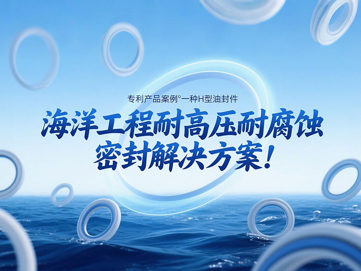 專利產(chǎn)品案例 ? 一種H型油封件：海洋工程耐高壓耐腐蝕的密封解決方案！