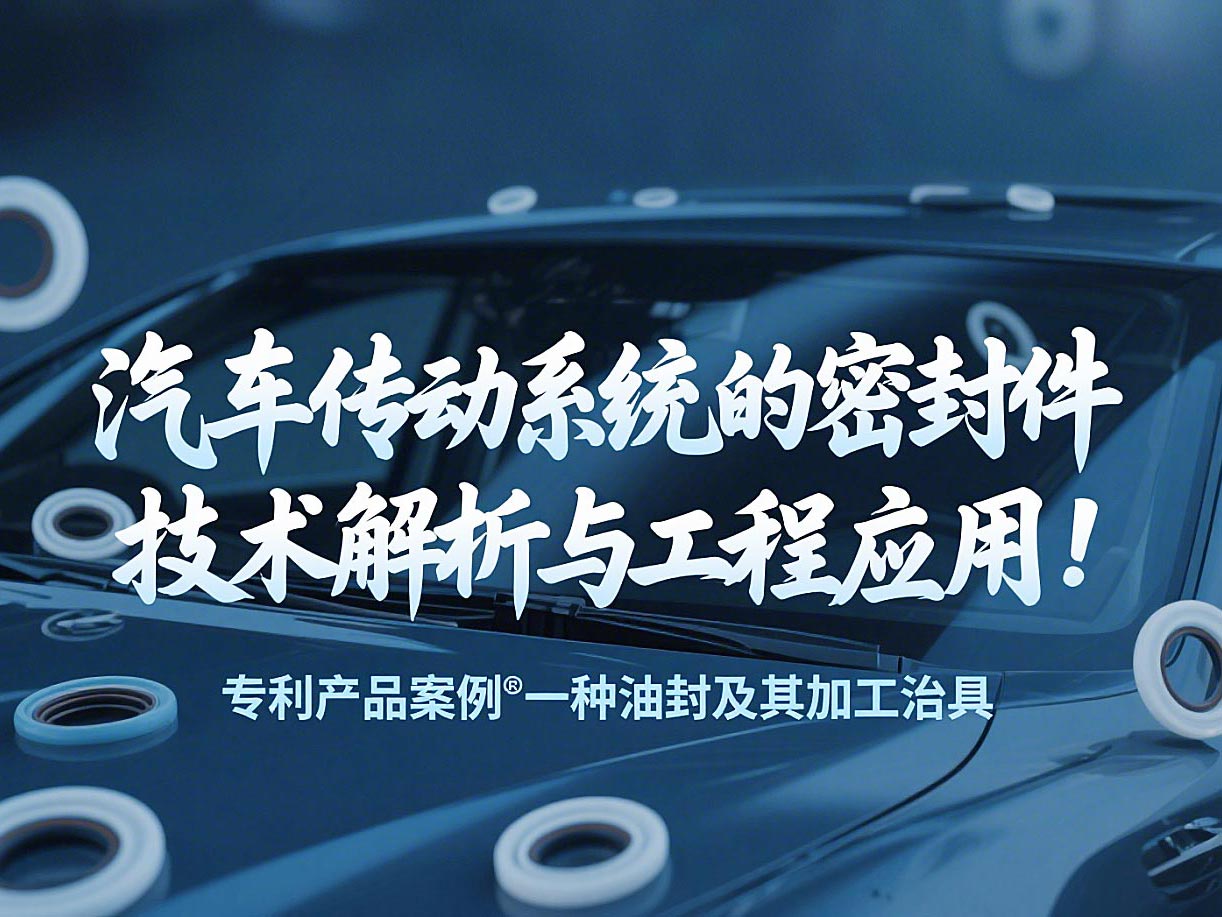 專利產(chǎn)品案例 ? 一種油封及其加工治具：汽車傳動(dòng)系統(tǒng)的密封件技術(shù)解析與工程應(yīng)用！