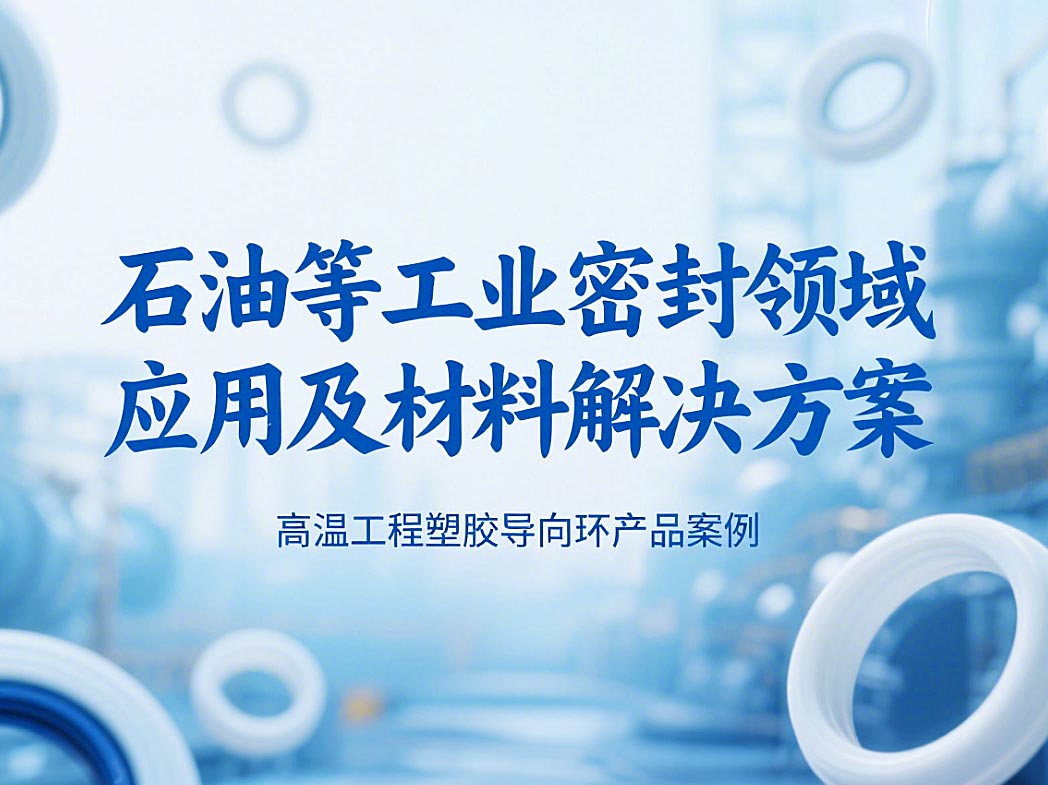 ?高溫工程塑膠導(dǎo)向環(huán)產(chǎn)品案例 ? 石油等工業(yè)密封領(lǐng)域應(yīng)用及材料解決方案！?