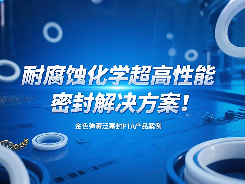 金色彈簧泛塞封PTA產(chǎn)品案例 ? 耐腐蝕化學(xué)超高性能密封解決方案！?