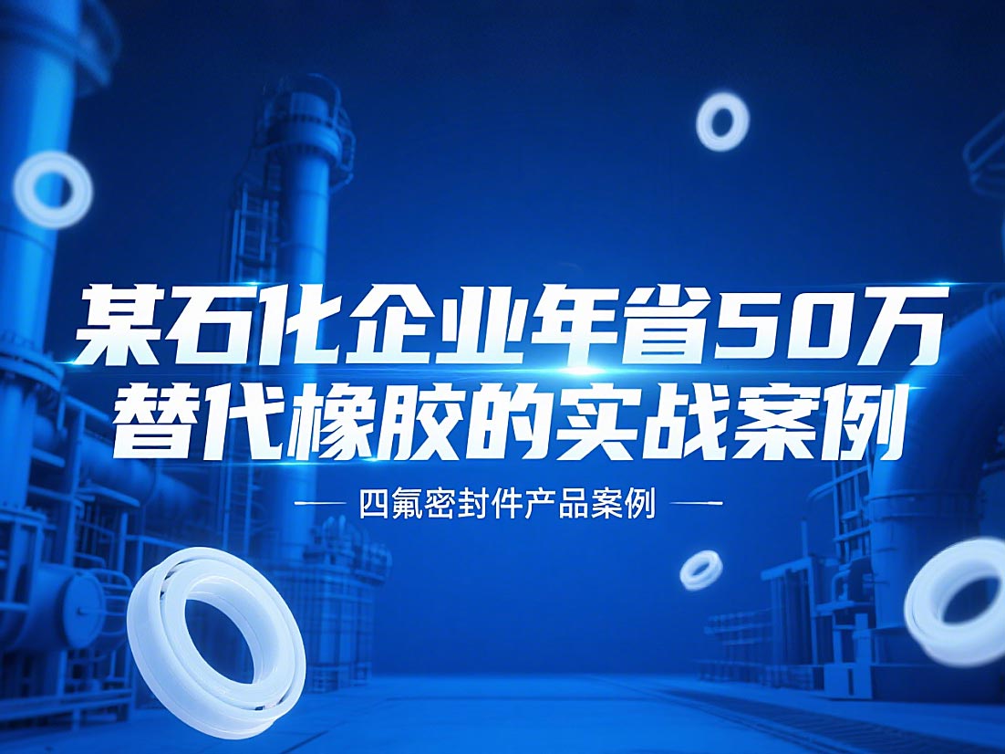 某石化企業(yè)年省50萬(wàn):四氟密封件替代橡膠的實(shí)戰(zhàn)案例!