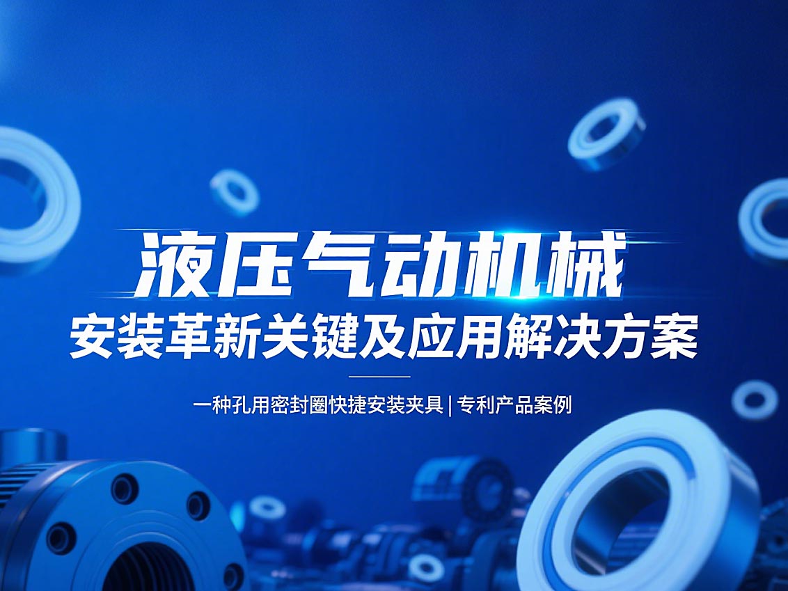 專利產(chǎn)品案例 ? 一種孔用密封圈快捷安裝夾具：液壓氣動(dòng)機(jī)械的革新安裝工藝關(guān)鍵及應(yīng)用解決方案！
