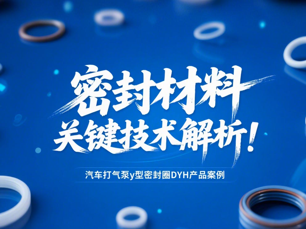 汽車打氣泵y型密封圈DYH產(chǎn)品案例 ? 密封材料改性關鍵技術解析！