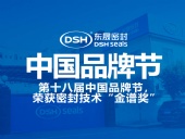 東晟密封件閃耀2024第十八屆中國品牌節(jié)，榮獲密封技術(shù)“金譜獎”