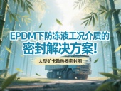 大型礦卡散熱器密封圈 ? EPDM下防凍液工況介質的密封解決方案！